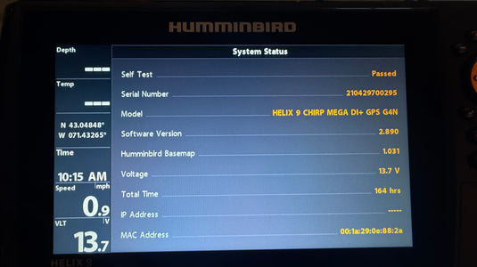 Used Humminbird Helix 9 MDI G4N