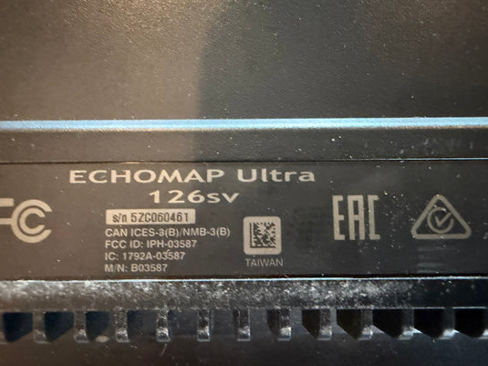Used Garmin Echomap Ultra 126sv