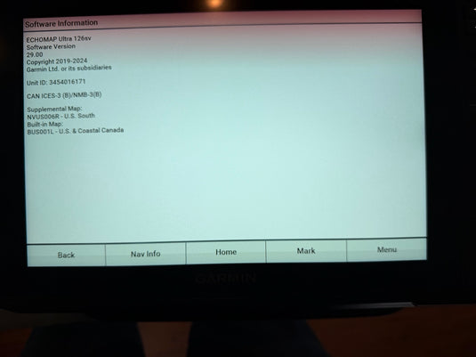 Used Garmin Echomap Ultra 126sv