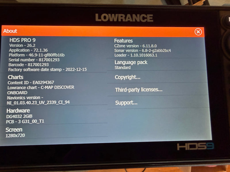 Load image into Gallery viewer, Used Lowrance HDS 9 PRO
