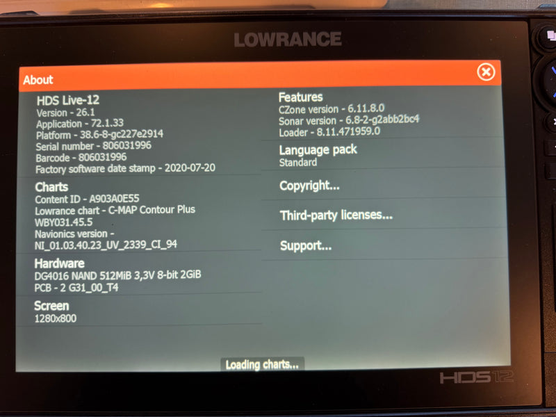 Load image into Gallery viewer, Used Lowrance HDS 12 Live
