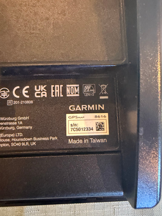 Used Garmin GPSMAP 8616