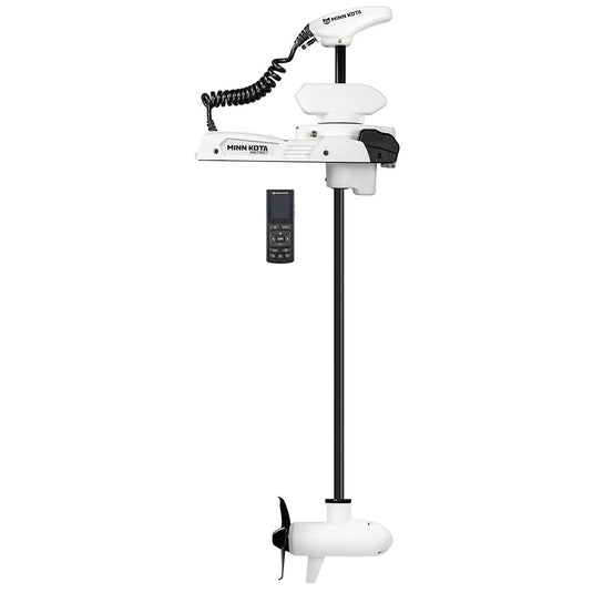 Minn Kota Riptide Instinct QUEST Q2 90/115 lb brushless saltwater trolling motor with 60-inch shaft, wireless remote, automatic stow/deploy and electronic power trim, part number 1358565