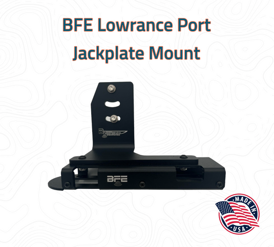 BFE Jackplate Mount (Port) Lowrance Totalscan LSS 2 Active Imaging HD 3 in 1 2 in 1 3D