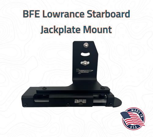 BFE Jackplate Mount (Starboard) Lowrance Totalscan LSS 2 Active Imaging HD 3 in 1 2 in 1 3D