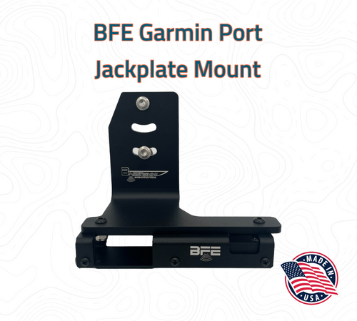 BFE Garmin Jackplate Mount GT54 GT56 GT36 GT34 PORT Side