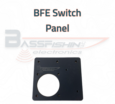 BFE Electronics or Trolling Motor Harness Switch / Breaker Panel Plate ONLY