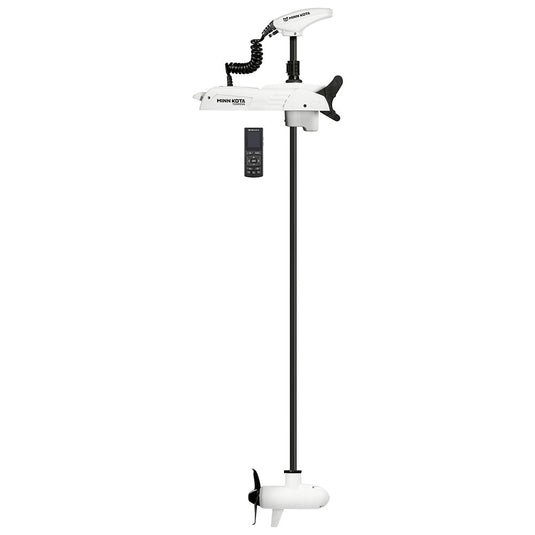 Minn Kota Riptide Terrova QUEST white saltwater trolling motor with 100-inch shaft, 90/115 lb thrust, brushless motor and wireless remote, part number 1363908