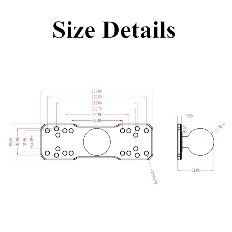 Load image into Gallery viewer, HDI UMS ELECTRONICS MOUNT 9" ARM
