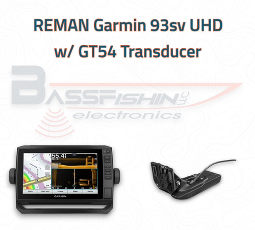 REMAN Garmin Echomap 93sv UHD US Lakevu g3 w/ GT54