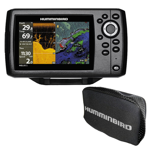 Humminbird HELIX® 5 CHIRP DI GPS G2 Combo w/Free Cover