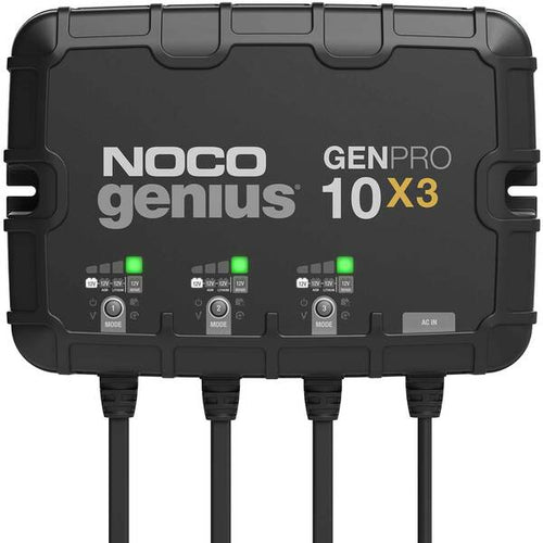 NOCO GenPro - 3 Bank 30 Amp Lithium AGM Lead Acid Onboard Battery Charger
