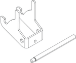 Lowrance Ghost Rear Latch Kit 000-15287-001