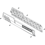 Lowrance Ghost Side Plate Kit 52"/60"